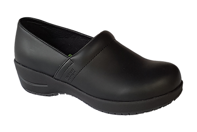 Wellness Faves Leather Work Black Shoes