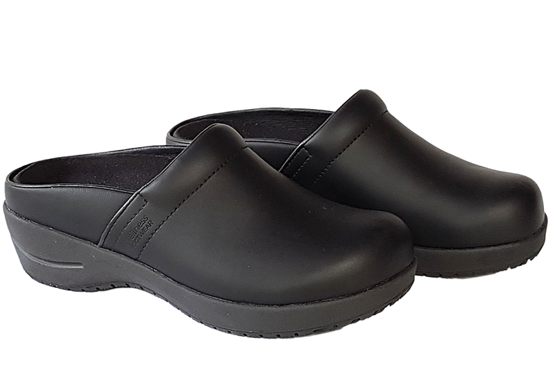 Wellness Faves Open Clog - most comfortable nursing shoe two diagonal view
