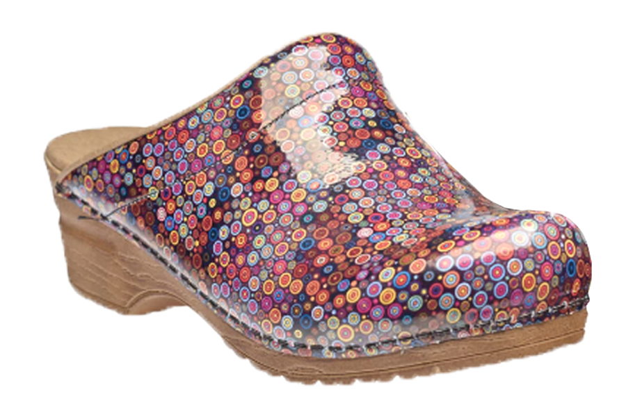 Sanita colourful comfort clogs nurses shoes nurse clogs