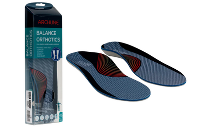 Archline Balance Orthotic insole and packaging