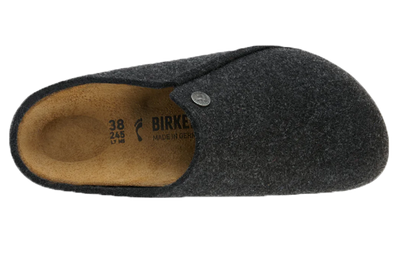 Birkenstock Zermatt Wool Slipper Slide above view