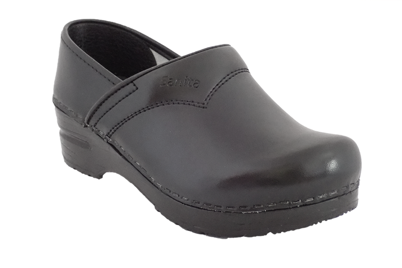 Sanita San Flex comfort clogs - Black - diagonal view