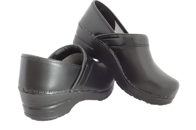 Sanita San Flex comfort clogs - Black - back and heel view