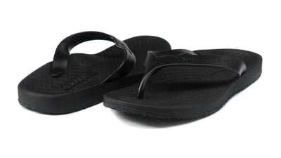 Archline Black Flip Flop Thongs two