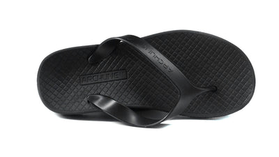 Archline Black Flip Flop Thongs above