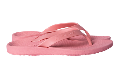 Archline Flip Flop thongs, pink, two thongs side by side