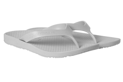 Archline Flip Flop thongs, white, two thongs diagonal