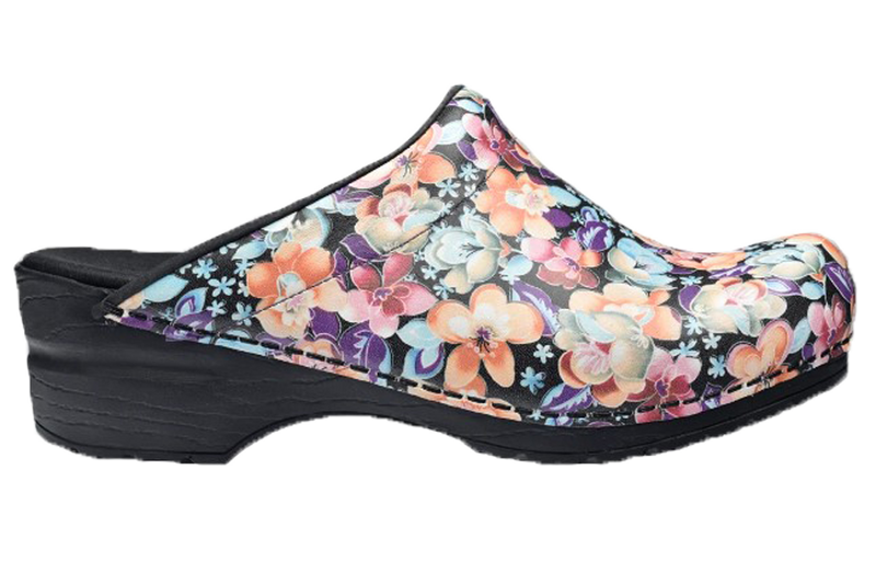Sanita 2025 floral clogs