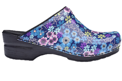 Sanita Isalena comfort clogs Blue side view