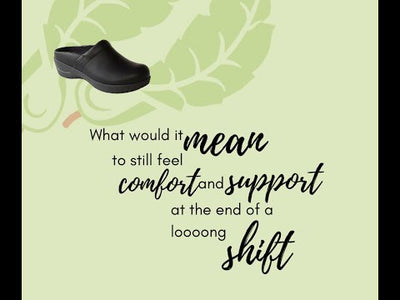 Wellness Faves Work Clogs - Black