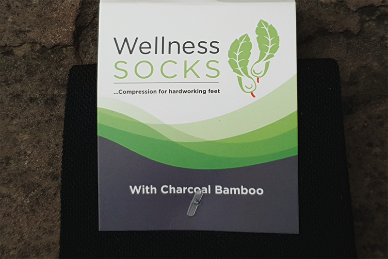 Wellness Charcoal Bamboo Compression Socks